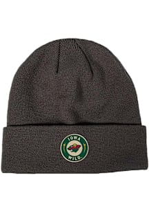 Colosseum Iowa Wild Charcoal Cuffed Knit Mens Knit Hat