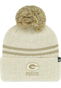 47 Green Bay Packers Natural Latte Cuff Womens Knit Hat
