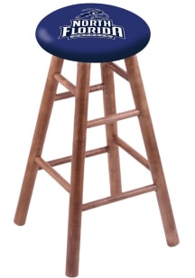 North Florida Ospreys Round Cushion Maple Pub Stool - Brown