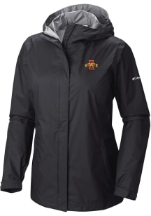 Columbia Iowa State Cyclones Womens Black Heat Seal Arcadia II Light Weight Jacket