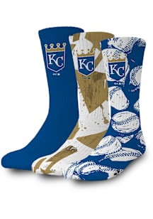 Kansas City Royals ISlide iSlide Primary Mens Crew Socks