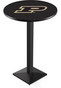 Black Purdue Boilermakers Square Base Pub Table