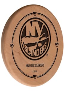 New York Islanders Laser Engraved Sign - Brown