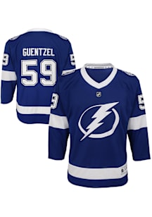 Jake Guentzel  Tampa Bay Lightning Youth Navy Blue Replica Home/Team Hockey Jersey