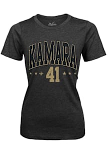 Alvin Kamara New Orleans Saints Womens Black Triblend Player T-Shirt