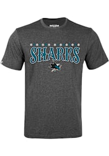 Levelwear San Jose Sharks Grey Richmond Snowflakes Short Sleeve T Shirt
