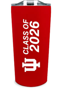 Indiana Hoosiers 18oz Class of 2026 Soft Touch Stainless Steel Tumbler - Crimson