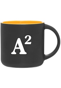 Ann Arbor A Squared Ceramic Mug - Black