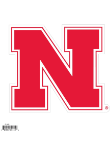 Red Nebraska Cornhuskers 8 inch Car Magnet