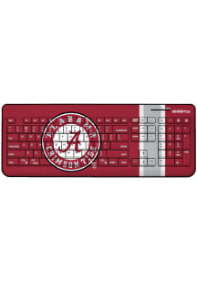 Alabama Crimson Tide Stripe Wireless USB Keyboard Computer Accessory