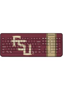 Florida State Seminoles Logo Wireless USB Keyboard Computer Accessory