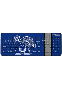 Memphis Tigers Stripe Wireless USB Keyboard Computer Accessory