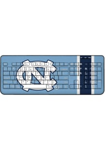 North Carolina Tar Heels Stripe Wireless USB Keyboard Computer Accessory
