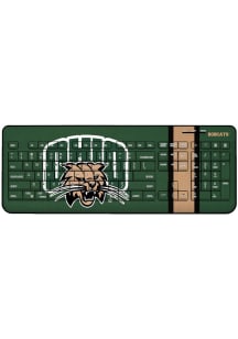 Ohio Bobcats Stripe Wireless USB Keyboard Computer Accessory