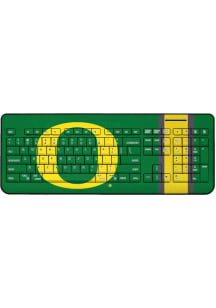 Oregon Ducks Stripe Wireless USB Keyboard Computer Accessory