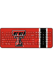 Texas Tech Red Raiders Stripe Wireless USB Keyboard Computer Accessory