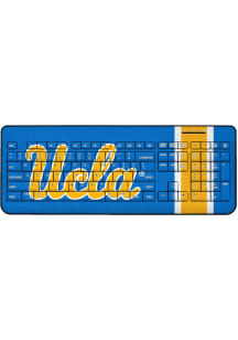 UCLA Bruins Stripe Wireless USB Keyboard Computer Accessory