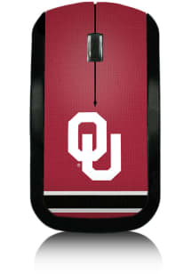 Oklahoma Sooners Stripe Wireless Mouse Computer Accessory