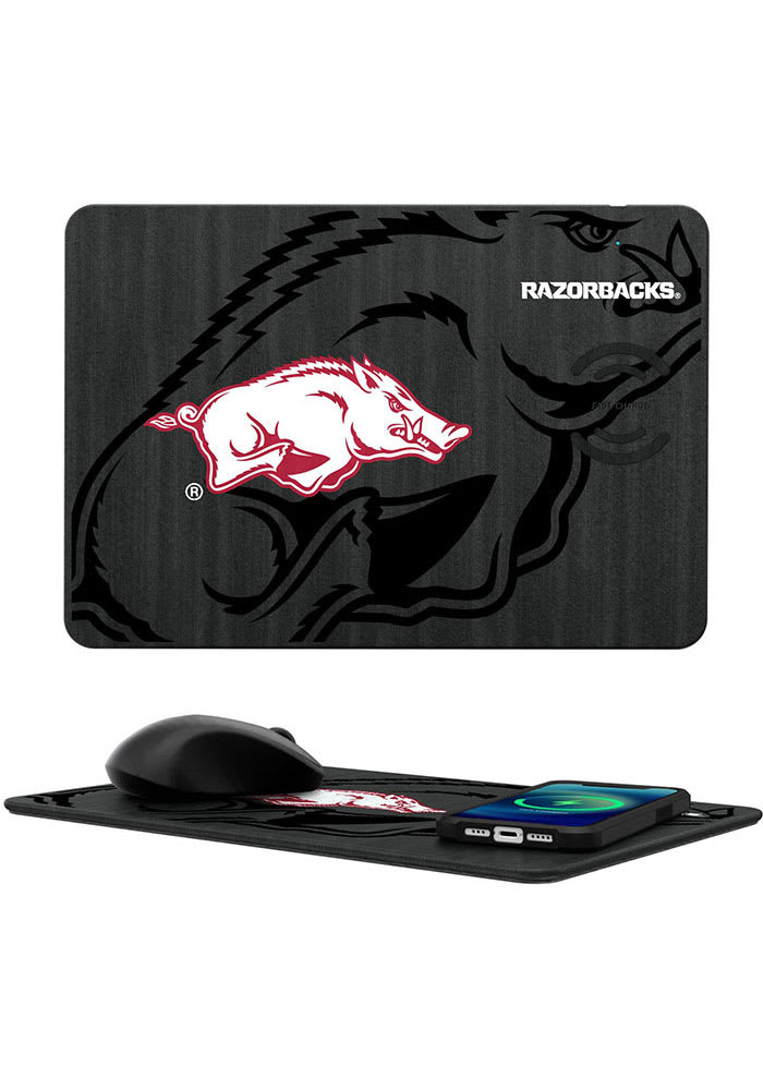 Arkansas Razorbacks 15-watt Mouse Pad Phone Charger