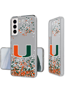 Miami Hurricanes Galaxy Confetti Slim Phone Cover