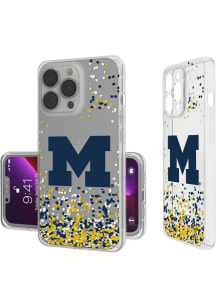 Michigan Wolverines iPhone Confetti Phone Cover