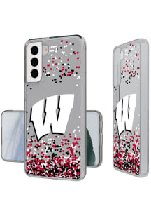 Wisconsin Badgers Galaxy Confetti Slim Phone Cover