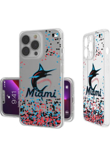 Miami Marlins iPhone Confetti Phone Cover