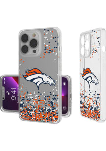 Denver Broncos iPhone Confetti Phone Cover