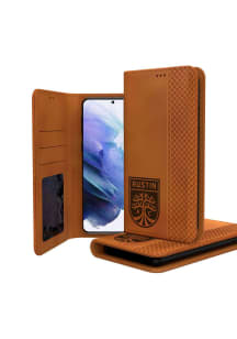 Austin FC Galaxy Woodburned Folio Phone Cover