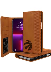 Toronto Raptors iPhone Woodburned Folio Phone Cover