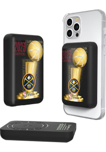 Denver Nuggets 2023 NBA Finals Champions Wireless Magentic Power Bank Phone Charger