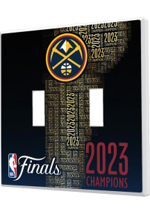 Denver Nuggets 2023 NBA Finals Champions Double Toggle Light Switch Cover