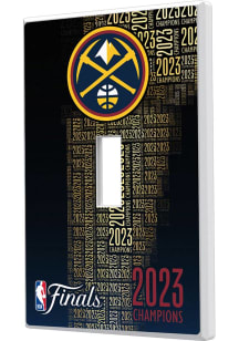 Denver Nuggets 2023 NBA Finals Champions Single Toggle Light Switch Cover