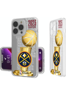 Denver Nuggets 2023 NBA Finals Champions iPhone Clear Phone Cover