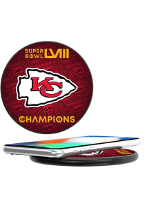 Kansas City Chiefs Super Bowl LVIII Champions 10 Watt Wireless Phone Charger