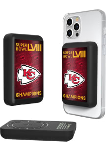 Kansas City Chiefs Super Bowl LVIII Champions Wireless Magentic Power Bank Phone Charger