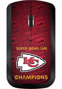 Kansas City Chiefs Super Bowl LVIII Champions Wireless Mouse Computer Accessory