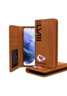 Kansas City Chiefs Super Bowl LVIII Champions Galaxy Folio Phone Cover