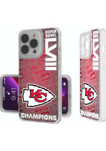 Kansas City Chiefs Super Bowl LVIII Champions iPhone Clear Phone Cover