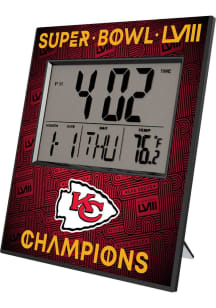 Kansas City Chiefs Super Bowl LVIII Champions Wall Clock