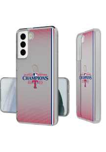 Texas Rangers 2023 World Series Champions Galaxy Clear Phone Cover