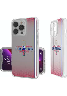 Texas Rangers 2023 World Series Champions iPhone Clear Phone Cover