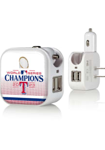 Texas Rangers 2023 World Series Champions 2 in 1 USB Phone Charger