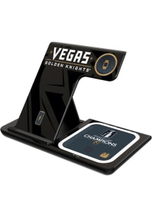 Vegas Golden Knights 2023 Stanley Cup Champions 3 in 1 Station Phone Charger