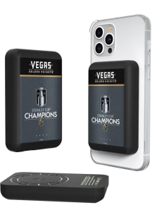 Vegas Golden Knights 2023 Stanley Cup Champions Wireless Magentic Power Bank Phone Charger