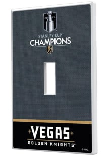 Vegas Golden Knights 2023 Stanley Cup Champions Single Toggle Light Switch Cover