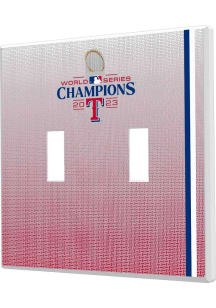 Texas Rangers 2023 World Series Champions Double Toggle Light Switch Cover