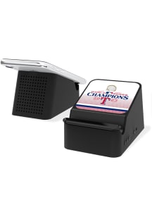 Texas Rangers 2023 World Series Champions Wireless Station Speaker Phone Charger