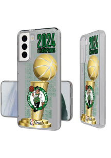 Boston Celtics NBA Finals Champions 2024 Galaxy Clear Phone Cover