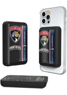 Florida Panthers NHL Stanley Cup Champions 2024 Wireless Magentic Power Bank Phone Charger